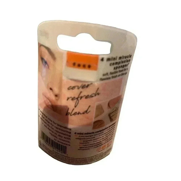 1 REAL TECHNIQUES 4 Miracle Mini Complexion Sponges "RT-1492" *Joy's cosmetics* - Picture 2 of 2